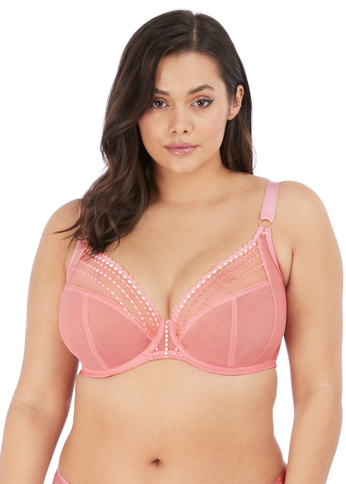 Elomi Matilda Underwired Plunge Bra with J Hook - Image 3