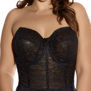 GODDESS Lace Bustier Black 689